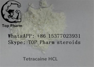 hidrocloro do Tetracaine da pureza de 99%/Tetracaine HCL/Butethanol/Butylocaine CAS anestésico local 136-47-0